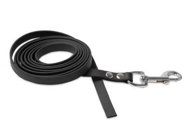 Firedog BioThane Dog leash 13 mm 2 m without handle black