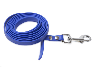 Firedog BioThane Dog leash 13 mm 1 m without handle blue