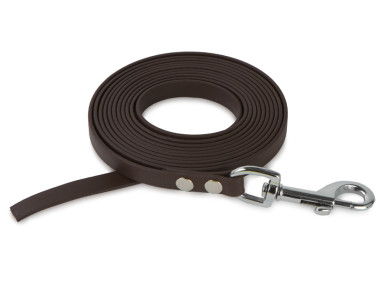Firedog BioThane Dog leash 13 mm 1 m without handle dark brown