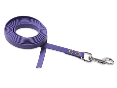 Firedog BioThane Hundeleine 13 mm 2 m ohne Handschlaufe violett
