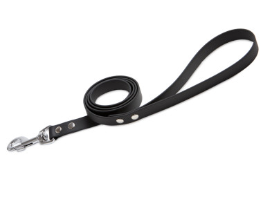 Firedog BioThane Hundeleine 19 mm 2 m mit Handschlaufe schwarz