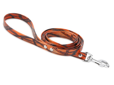Firedog BioThane Dog leash 19 mm 1,2 m with handle camo orange