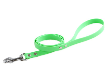 Firedog BioThane Vodítko 19 mm 3 m s rúčkou svetlozelené