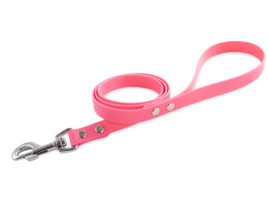 Firedog BioThane Hundeleine 19 mm 2 m mit Handschlaufe rosa