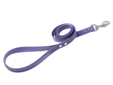 Firedog BioThane Hundeleine 19 mm 2 m mit Handschlaufe violett