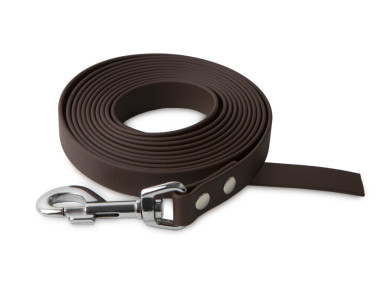 Firedog BioThane Vodítko 19 mm 2 m bez rúčky tmavohnedé