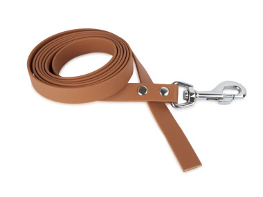 Firedog BioThane Hundeleine 19 mm 2 m ohne Handschlaufe hellbraun
