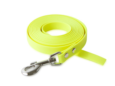 Firedog BioThane Dog leash 19 mm 1 m without handle neon yellow