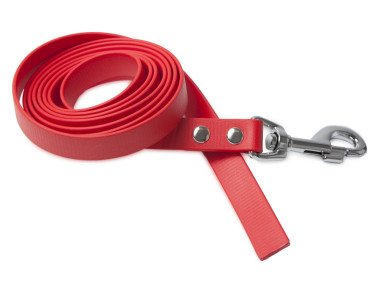 Firedog BioThane Dog leash 19 mm 1 m without handle red