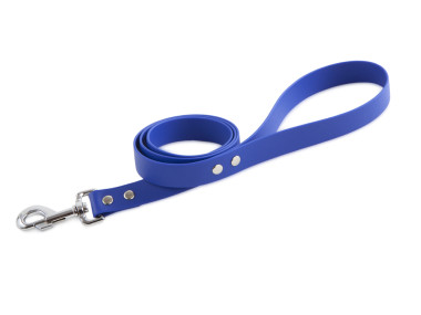 Firedog BioThane Hundeleine 25 mm 2 m mit Handschlaufe blau