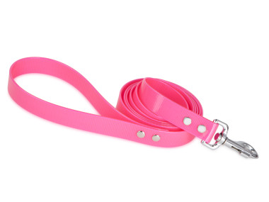 Firedog BioThane Dog leash 25 mm 3 m with handle Glossy pink