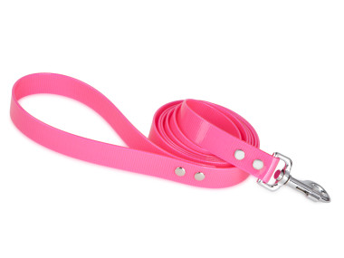Firedog BioThane Hundeleine 25 mm 3 m mit Handschlaufe Glossy rosa
