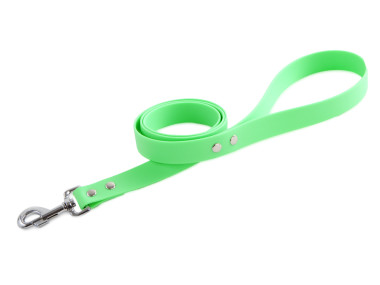 Firedog BioThane Dog leash 25 mm 1,2 m with handle light green