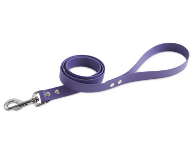 Firedog BioThane Dog leash 25 mm 1,2 m with handle violet