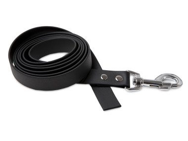 Firedog BioThane Hundeleine 25 mm 3 m ohne Handschlaufe schwarz