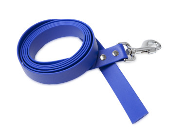 Firedog BioThane Hundeleine 25 mm 2 m ohne Handschlaufe blau