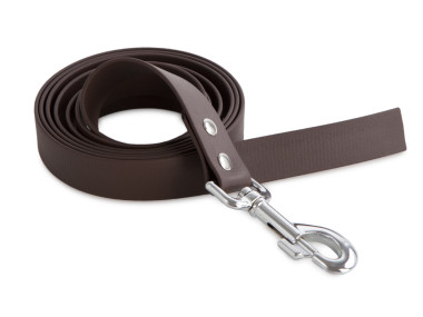 Firedog BioThane Vodítko 25 mm 3 m bez rúčky tmavohnedé