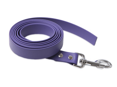 Firedog BioThane Dog leash 25 mm 1 m without handle violet