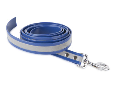 Firedog BioThane Dog leash Reflect 25 mm 2 m without handle blue