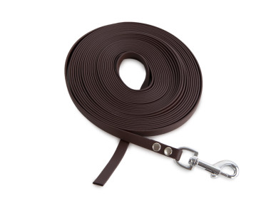 Firedog BioThane Stopovačka 13 mm 5 m tmavohnedá