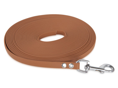 Firedog BioThane Tracking leash 13 mm 13 m light brown