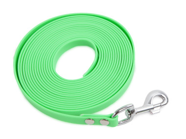 Firedog BioThane Tracking leash 13 mm 5 m light green