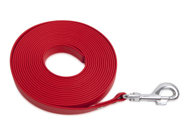 Firedog BioThane Schleppleine 13 mm 6,5 m rot