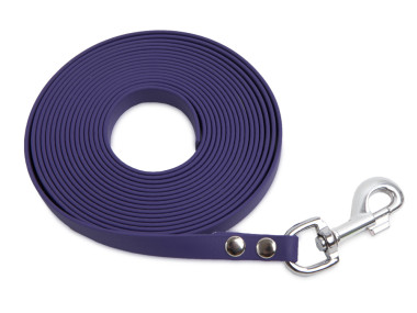 Firedog BioThane Tracking leash 13 mm 7,5 m violet