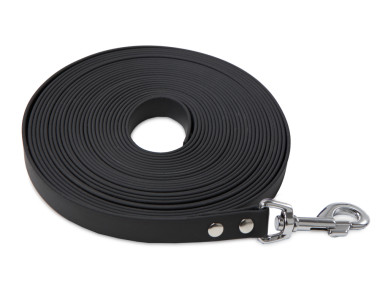 Firedog BioThane Schleppleine 19 mm 5 m schwarz