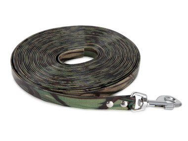 Firedog BioThane Tracking leash 19 mm 5 m camo olive