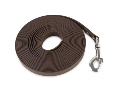 Firedog BioThane Schleppleine 19 mm 15 m dunkelbraun