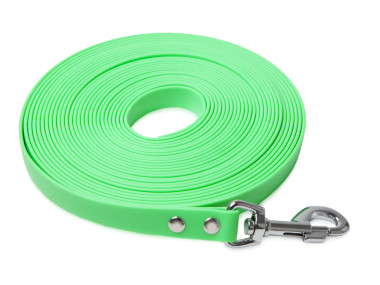 Firedog BioThane Tracking leash 19 mm 5 m light green