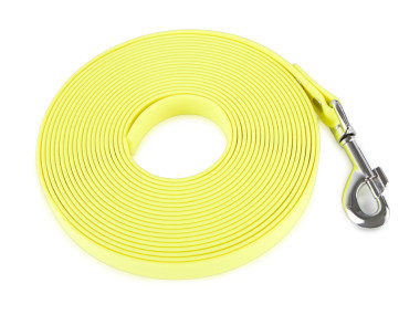 Firedog BioThane Schleppleine 19 mm 10 m neongelb