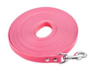 Firedog BioThane Tracking leash 19 mm 5 m pink