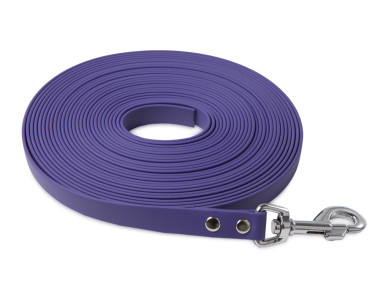 Firedog BioThane Tracking leash 19 mm 7,5 m violet