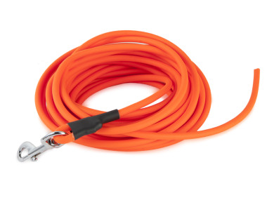 Firedog BioThane Tracking leash rounded 8 mm 10 m orange