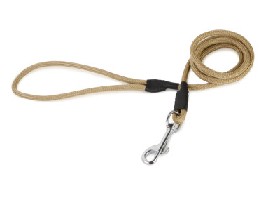 Firedog Hundeleine mit Karabiner 6 mm 130 cm beige