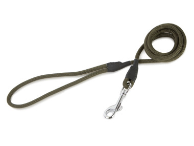 Firedog Hundeleine mit Karabiner 6 mm 130 cm khaki