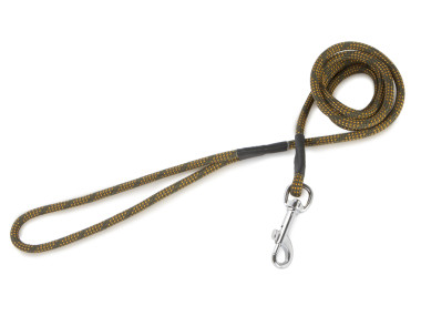 Firedog Vodítko s karabínou 6 mm 150 cm khaki/oranžové