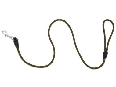 Firedog Hundeleine mit Karabiner 8 mm 130 cm khaki