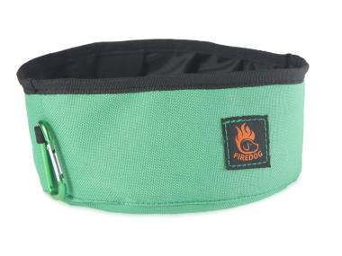 Firedog Click & Go Reisenapf 1,0 L grün