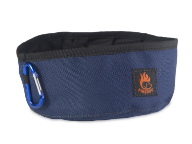 Firedog Click & Go cestovná miska 1,0 L  tmavomodrá
