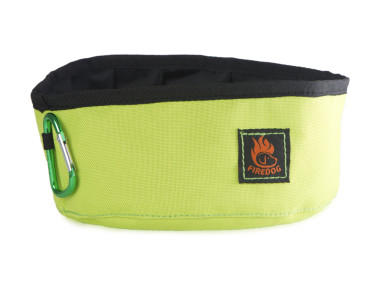 Firedog Click & Go travel bowl 1,0 L neon green