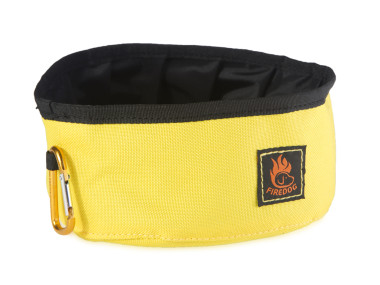Firedog Click & Go travel bowl 1,0 L yellow