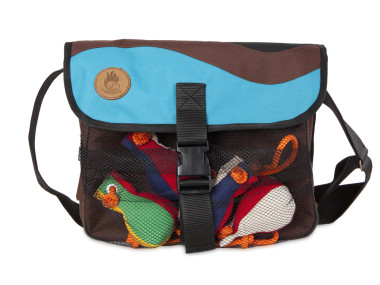 Firedog Dummytasche Profi L braun/babyblau