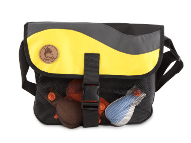 Firedog Dummytasche Profi L dunkelgrau/gelb