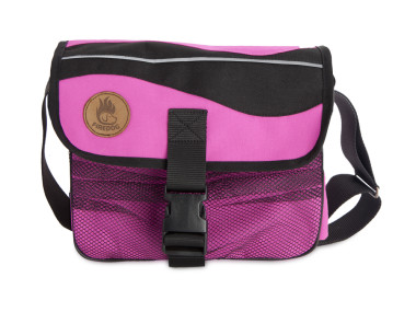 Firedog Dummy bag Profi for children pink/black