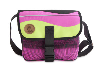 Firedog Dummy bag Profi for children pink/neon green