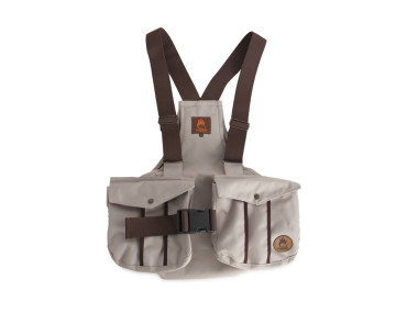 Firedog Dummy vest Trainer L beige with plastic buckle