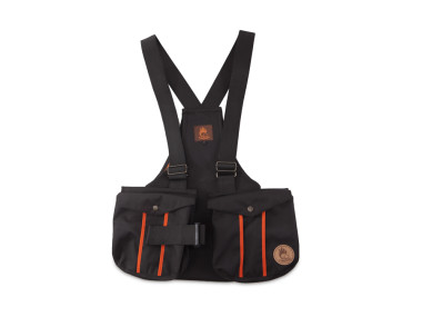 Firedog Dummy vest Trainer S black with plastic buckle